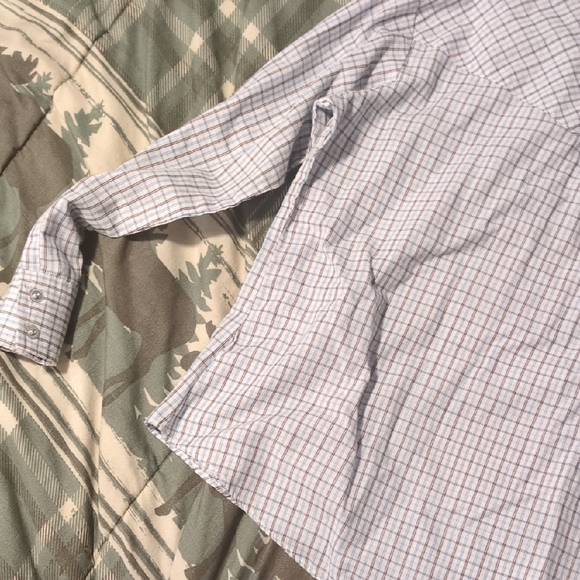 Ely Cattleman Blue and White Plaid Shirt - Picture 9 of 9